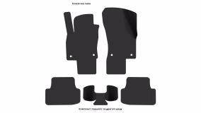 Interior mats for the Seat Leon 5F 2016-2020 III generation EU Universal restyling - Фото 3