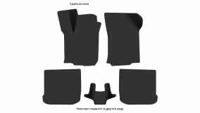 Interior mats for the Seat Toledo 1M 1999-2004 II generation EU Sedan - Фото 3