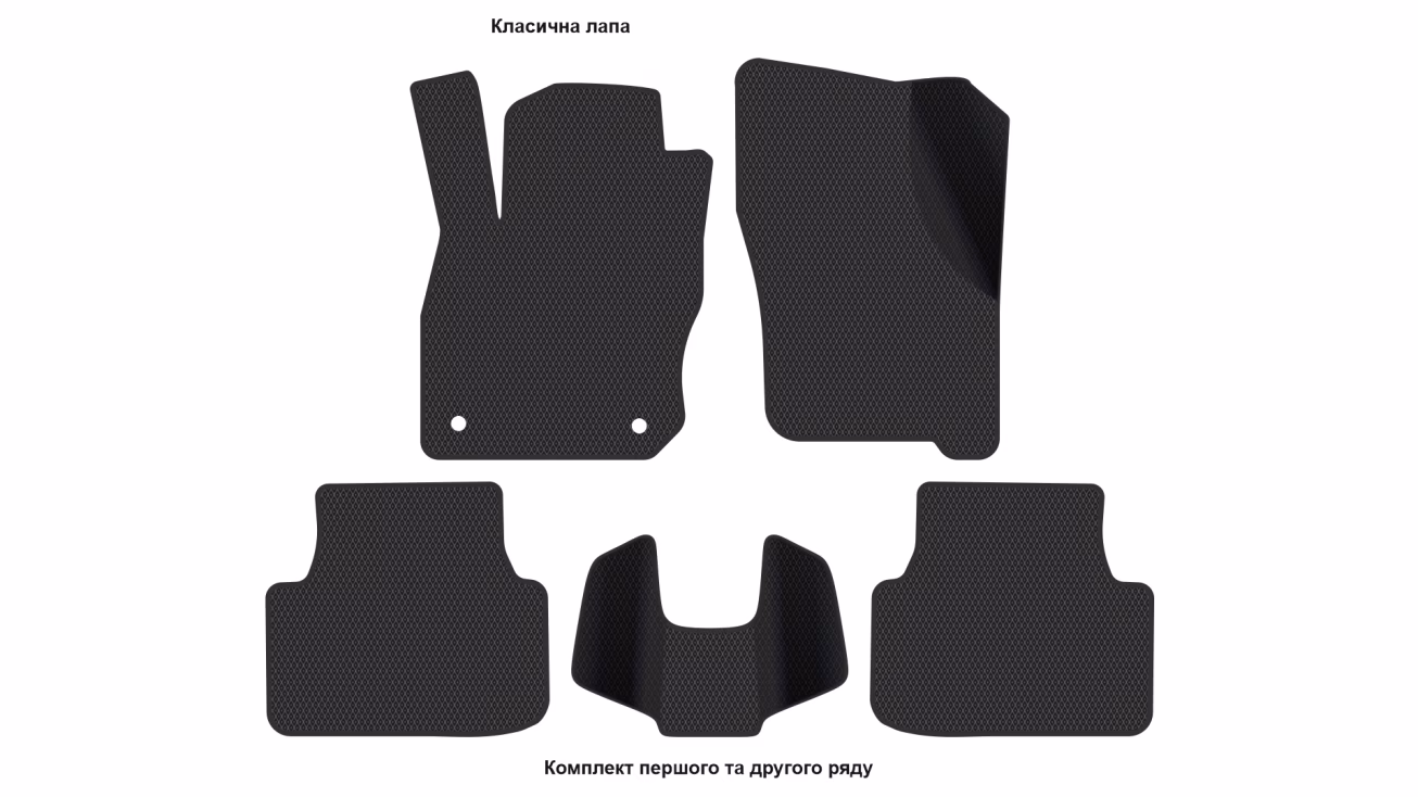 Interior mats for the Seat Leon (KL) ST 2020-… IV generation EU Universal - Фото 2