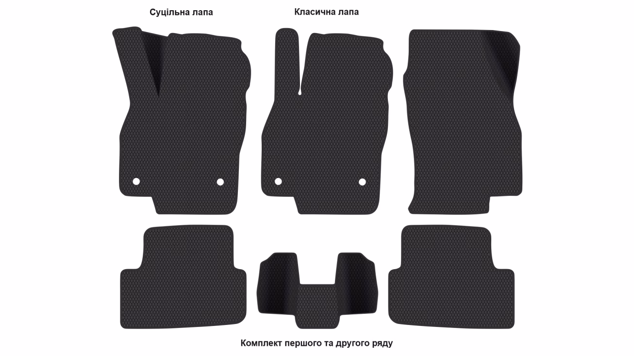 Interior mats for the Seat Ibiza 6F 2017-… V generation EU Hatchback 5-door - Фото 2