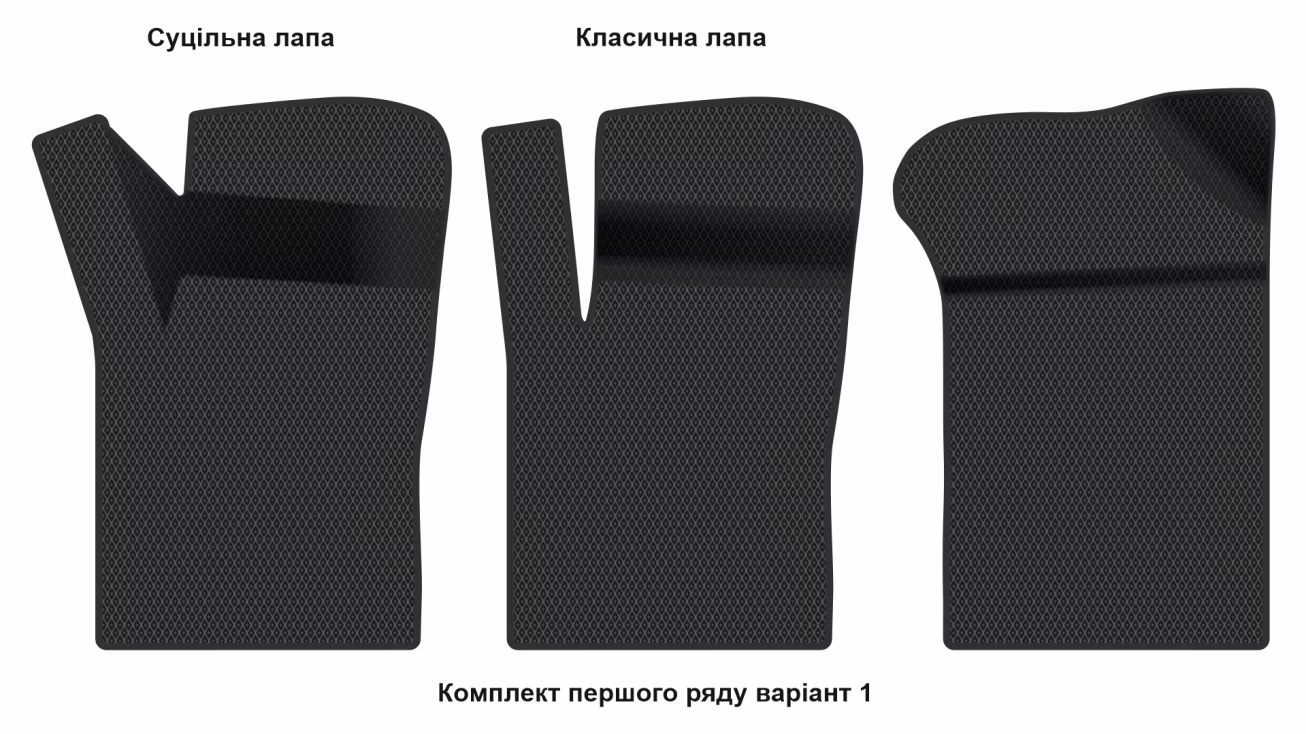 Interior mats for the Sinotruk Bolden S6 2024-… I generation CN Pickup 5-door 5-seater Long Double Cab - Фото 3