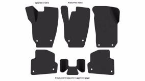 Interior mats for the Skoda Fabia 5J 2007-2014 II generation EU Hatchback - Фото 4