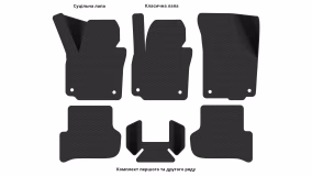 Interior mats for the Skoda Yeti 2009-2017 I generation EU Crossover - Фото 4
