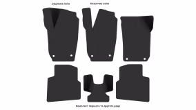 Interior mats for the Skoda Roomster 2006-2015 I generation EU Minivan - Фото 3
