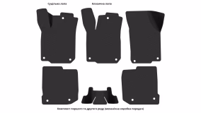 Interior mats for the Skoda Octavia A4 (Tour) 1996-2010 I generation EU Universal - Фото 4