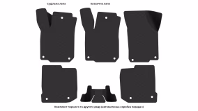 Interior mats for the Skoda Octavia A4 (Tour) 1996-2010 I generation EU Universal - Фото 5
