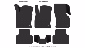 Interior mats for the Skoda Octavia A7 2017-2020 III generation EU Liftback restyling - Фото 5