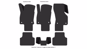 Interior mats for the Skoda Octavia A7 2017-2020 III generation EU Liftback restyling - Фото 6