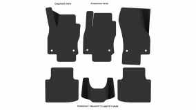 Interior mats for the Skoda Superb B8 2015-2024 III generation EU Liftback - Фото 3
