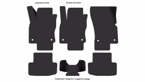 Interior mats for the Skoda Karoq 2018-… I generation EU Crossover - Фото 3
