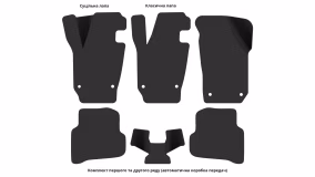 Interior mats for the Skoda Fabia NJ 2014-2021 III generation EU Hatchback - Фото 4