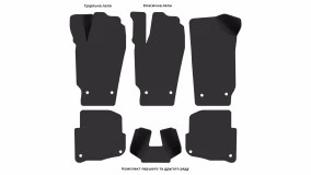 Interior mats for the Skoda Fabia 6Y 1999-2007 I generation EU Sedan - Фото 3