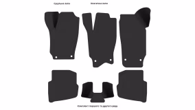 Interior mats for the Skoda Fabia 6Y 2004-2007 I generation EU Universal restyling - Фото 4