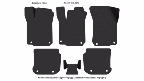 Interior mats for the Skoda Octavia A4 (Tour) 1996-2004 I generation EU Liftback pre-restyling - Фото 3
