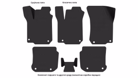 Interior mats for the Skoda Octavia A4 (Tour) 1996-2004 I generation EU Liftback pre-restyling - Фото 4