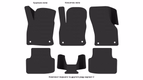 Interior mats for the Skoda Octavia A7 2017-2020 III generation EU Universal restyling - Фото 6