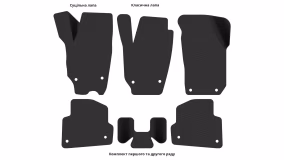 Interior mats for the Skoda Fabia 5J 2007-2010 II generation EU Universal pre-restyling - Фото 4