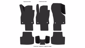 Interior mats for the Skoda Octavia A8 2020-… IV generation EU Liftback - Фото 4