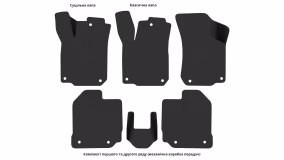 Interior mats for the Skoda Octavia A4 (Tour) 2004-2010 I generation EU Liftback restyling - Фото 3