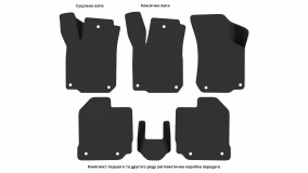 Interior mats for the Skoda Octavia A4 (Tour) 2004-2010 I generation EU Liftback restyling - Фото 4