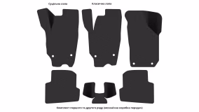 Interior mats for the Skoda Fabia 5J 2010-2014 II generation EU Universal restyling - Фото 4