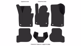 Interior mats for the Skoda Octavia A5 2004-2009 II generation EU Universal pre-restyling - Фото 4