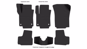 Interior mats for the Skoda Citigo 2011-2020 I generation EU Hatchback 5-door - Фото 2