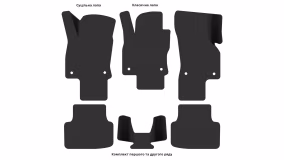 Interior mats for the Skoda Octavia A7 Scout 2013-2020 III generation EU Liftback - Фото 2