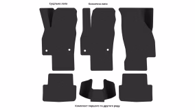 Interior mats for the Skoda Fabia IV 2021-… IV generation EU Hatchback - Фото 2