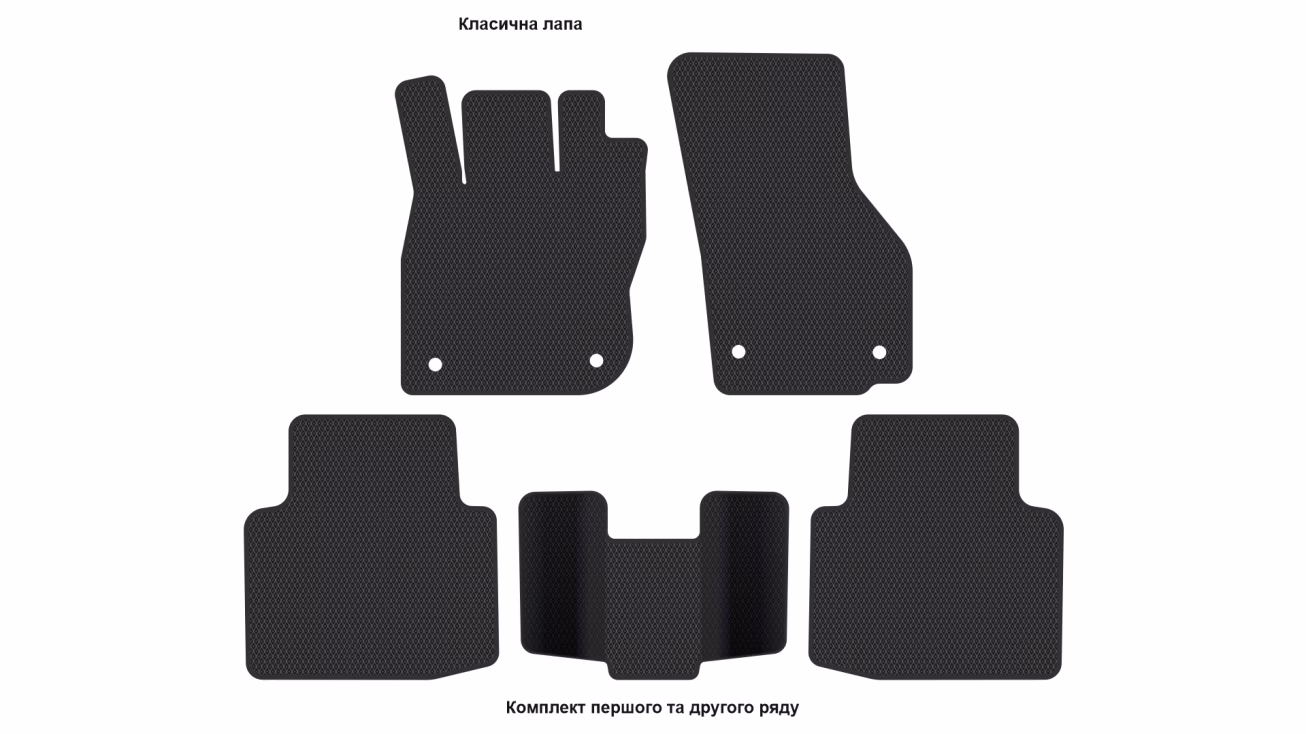 Interior mats for the Skoda Superb B9 2024-… IV generation EU Universal - Фото 2