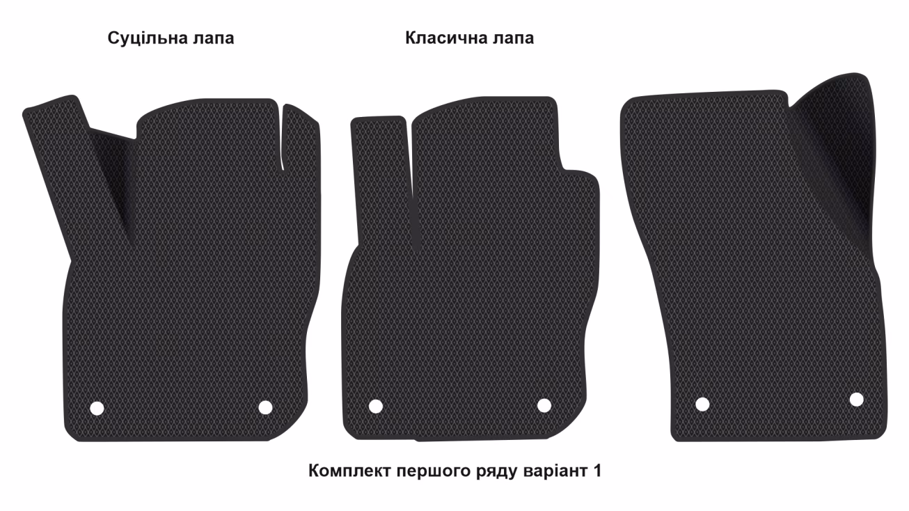 Interior mats for the Skoda Kodiaq 2023-… II generation EU Crossover 7-seater - Фото 3