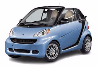 Interior mats for the Smart Fortwo (A451) 2007-2014 II generation EU Cabriolet