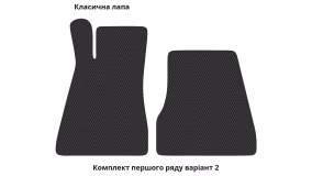 Interior mats for the Smart Roadster 2003-2005 I generation EU Cabriolet - Фото 2