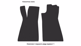 Interior mats for the Smart Roadster 2003-2005 I generation EU Cabriolet - Фото 3