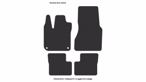 Interior mats for the Smart Forfour 2014-2021 II generation EU Hatchback - Фото 3