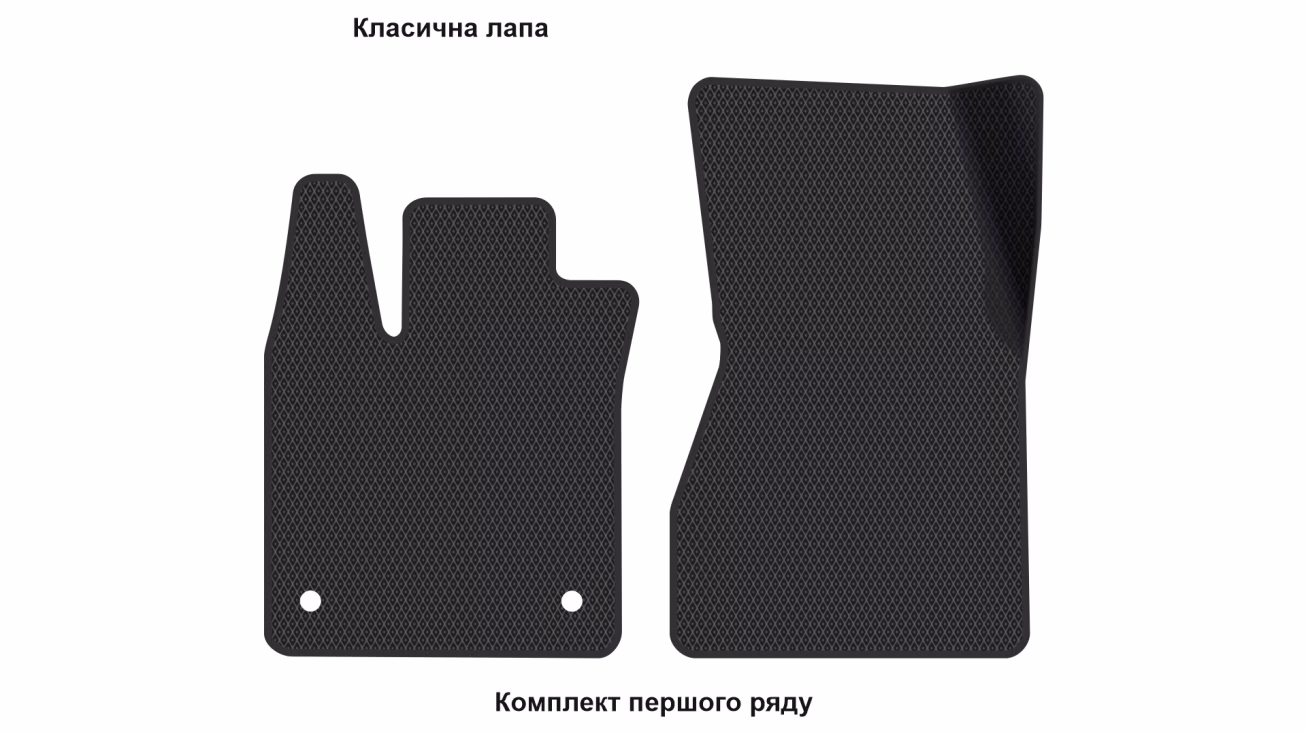 Interior mats for the Smart Fortwo Electric Drive (EQ) (A453) 2014-2024 III generation EU Cabriolet Electro - Фото 2