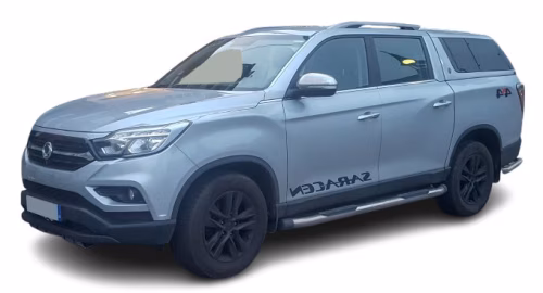 Килимки в салон SsangYong Rexton Sports 2018-2025 I покоління EU Pickup 4-х дверна Double Cab