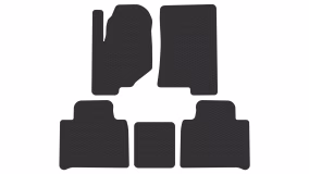 Interior mats for the SsangYong Musso (Q200) 2018-2025 I generation EU Pickup 4-door Double Cab - Фото 2