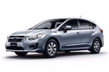 Interior mats for the Subaru Impreza GP/GJ 2011-2015 IV generation EU Hatchback