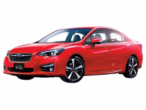 Interior mats for the Subaru Impreza GK 2016-2022 V generation US Sedan