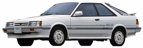 Interior mats for the Subaru Leone 1984-1994 III generation EU Coupe restyling