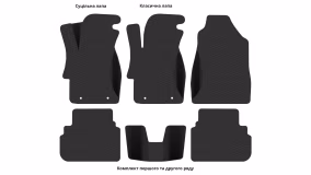 Interior mats for the Subaru XV (GT) 2017-… II generation EU Crossover - Фото 4