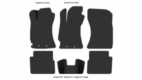 Interior mats for the Subaru Forester SH 2008-2012 III generation Crossover - Фото 4