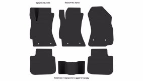 Interior mats for the Subaru Legacy BN 2014-2019 VI generation US Sedan - Фото 4