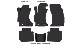 Interior mats for the Subaru Forester SJ 2012-2018 IV generation US Crossover - Фото 4