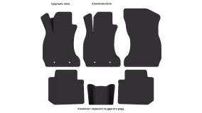 Interior mats for the Subaru Forester SJ 2012-2018 IV generation EU Crossover - Фото 4