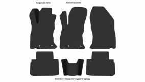 Interior mats for the Subaru Forester SK 2018-2021 V generation EU Crossover pre-restyling - Фото 4