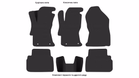 Interior mats for the Subaru Impreza GT 2016-2022 V generation US Hatchback - Фото 3