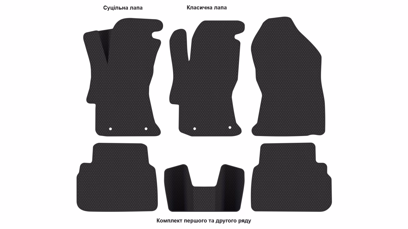 Interior mats for the Subaru Impreza GK 2016-2022 V generation US Sedan - Фото 2