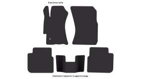 Interior mats for the Subaru Legacy BP 2003-2009 IV generation EU Universal - Фото 2